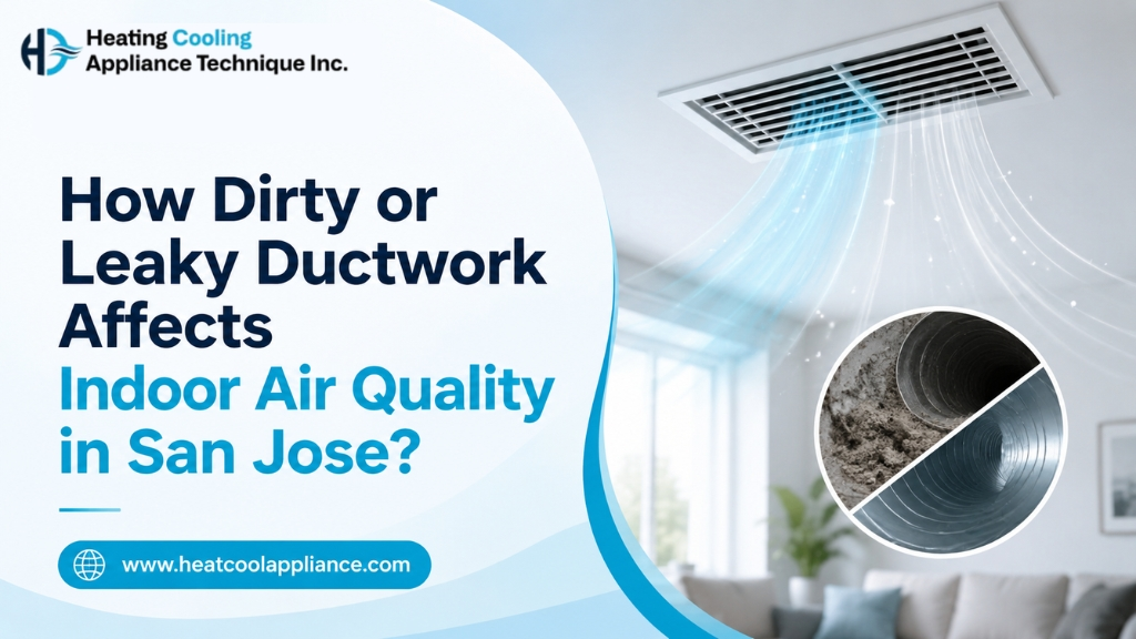 How Dirty or Leaky Ductwork Affects Indoor Air Quality in San Jose